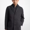 2-in-1 Wool Blend Coat