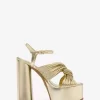 Alessia Metallic Platform Sandal