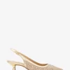 Amali Embellished Metallic Pump