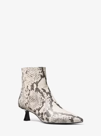 Amali Snake Embossed Boot