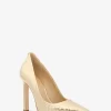 Amara Metallic Snake Embossed Leather Pump Amara Metallic Snake Embossed Leather Pump