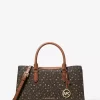 Arden Medium Printed Signature Logo Satchel Arden Medium Printed Signature Logo Satchel