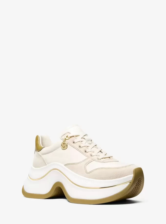 Arla Leather and Suede Trainer Arla Leather and Suede Trainer