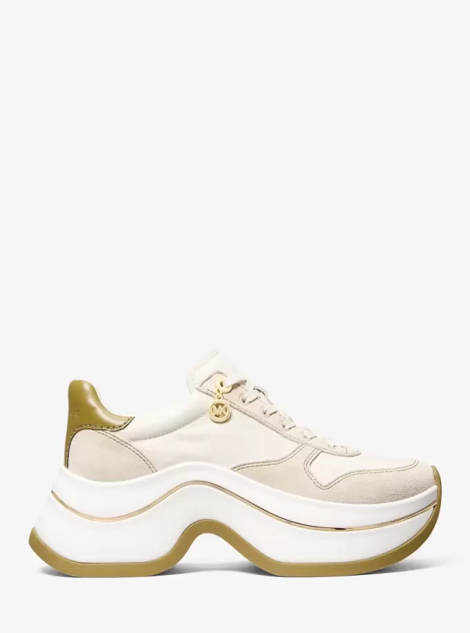 Arla Leather and Suede Trainer Arla Leather and Suede Trainer