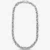 Astor Link Extra-Large Pavé Precious Metal-Plated Brass Necklace Astor Link Extra-Large Pavé Precious Metal-Plated Brass Necklace