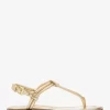Astra Metallic Leather T-Strap Sandal Astra Metallic Leather T-Strap Sandal