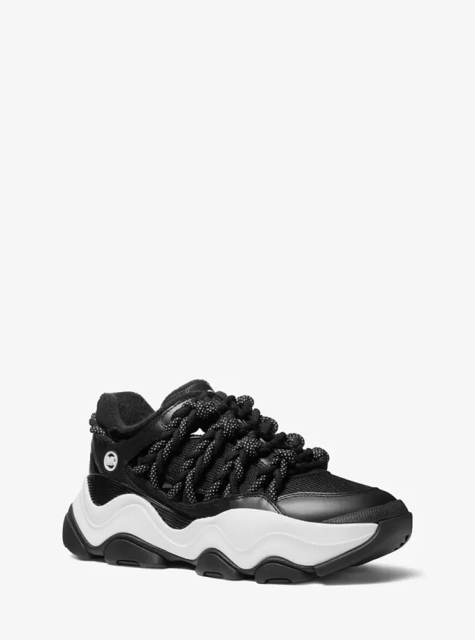 Atlas Cord Leather and Mesh Trainer Atlas Cord Leather and Mesh Trainer