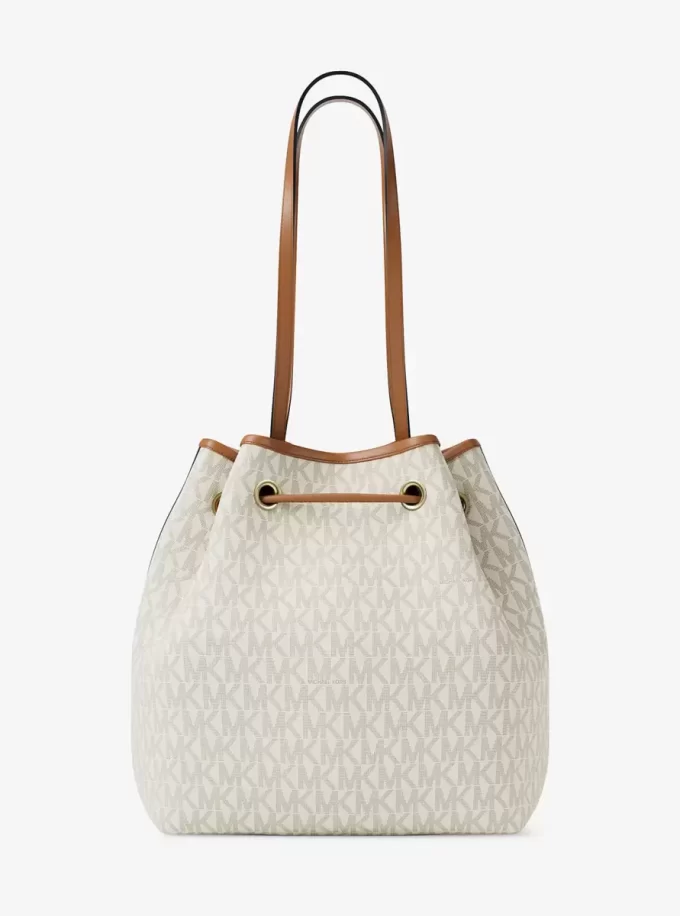 Avery Medium Signature Logo Bucket Tote Bag