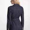 Belted Denim Blazer Belted Denim Blazer