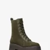 Blake Suede Combat Boot