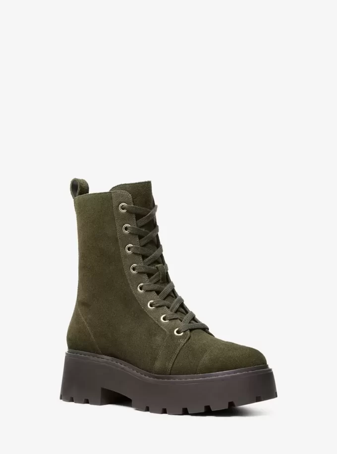 Blake Suede Combat Boot