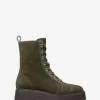 Blake Suede Combat Boot