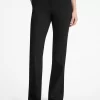 Bootcut Stretch Wool Blend Pants