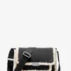 Bradshaw Medium Suede and Faux Shearling Messenger Bag Bradshaw Medium Suede and Faux Shearling Messenger Bag