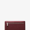 Bryant Large Pebbled Leather Snap-Front Wallet