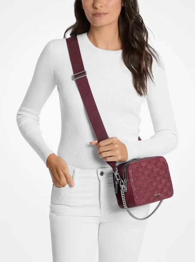 Bryant Medium Burnished Leather Camera Crossbody Bag Bryant Medium Burnished Leather Camera Crossbody Bag