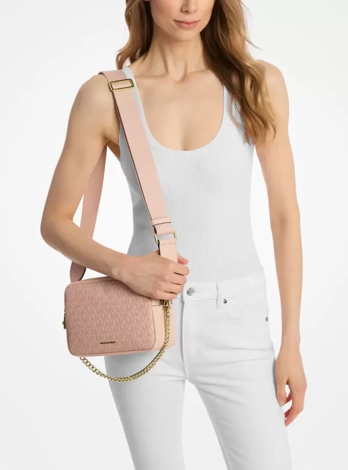 Bryant Medium Signature Logo Camera Crossbody Bag Bryant Medium Signature Logo Camera Crossbody Bag