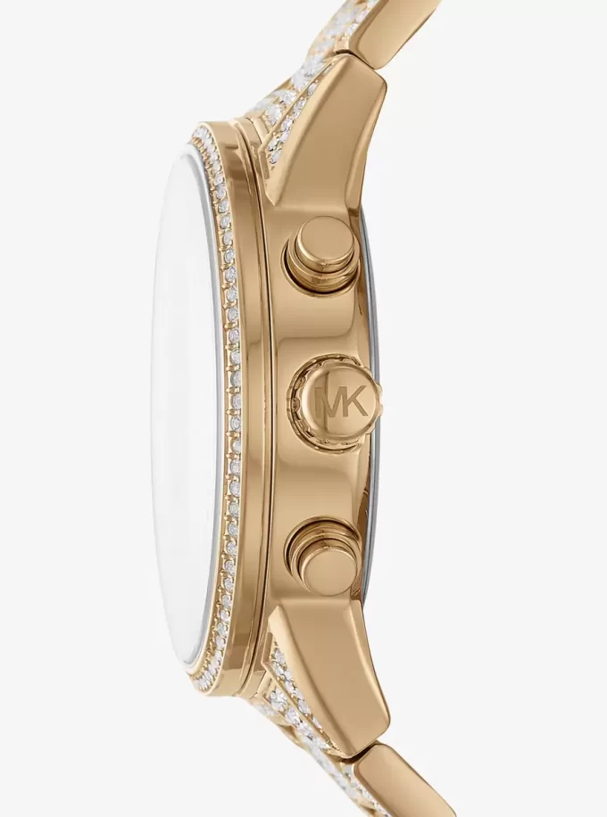 Bryant Pavé Gold-Tone Watch Bryant Pavé Gold-Tone Watch