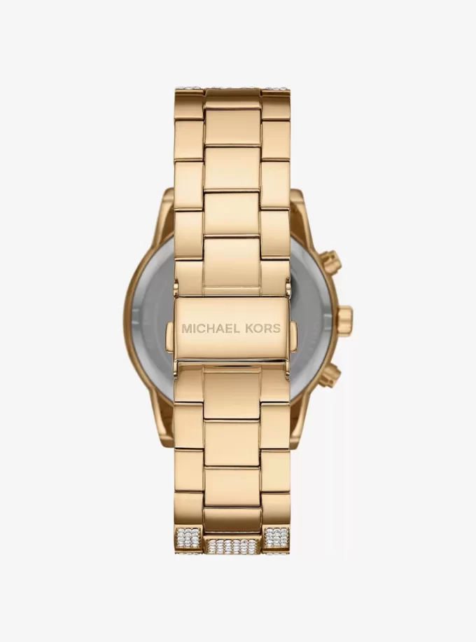 Bryant Pavé Gold-Tone Watch Bryant Pavé Gold-Tone Watch