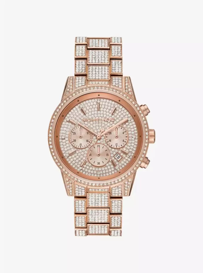 Bryant Pavé Rose Gold-Tone Watch Bryant Pavé Rose Gold-Tone Watch
