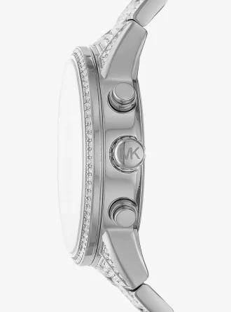 Bryant Pavé Silver-Tone Watch