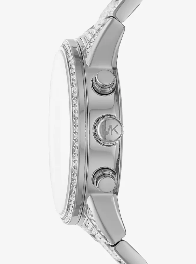 Bryant Pavé Silver-Tone Watch Bryant Pavé Silver-Tone Watch