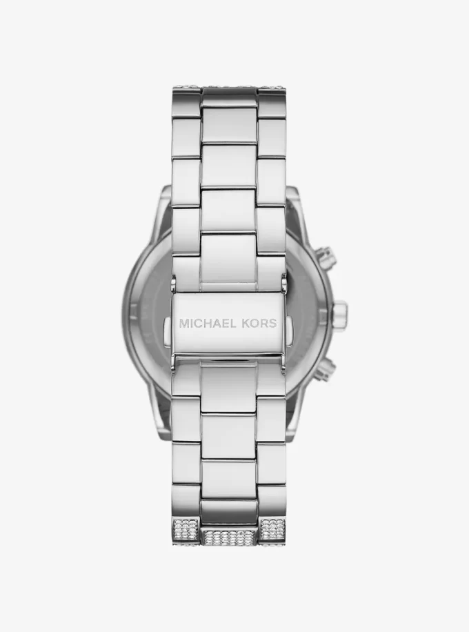 Bryant Pavé Silver-Tone Watch Bryant Pavé Silver-Tone Watch