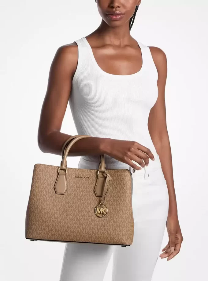 Camille Large Signature Logo Satchel Camille Large Signature Logo Satchel