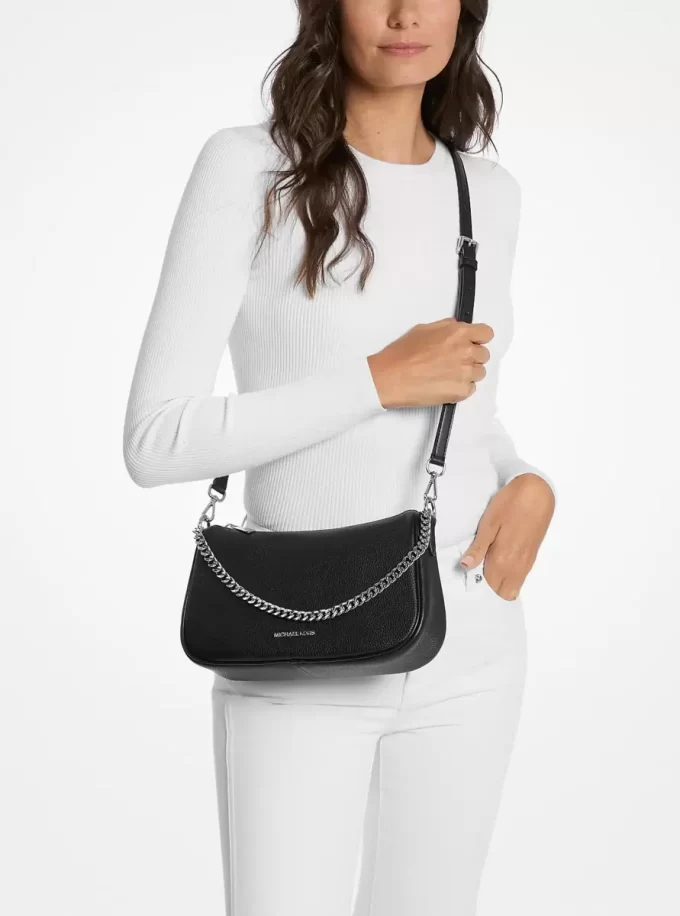 Carmela Medium Pebbled Leather Crossbody Bag Carmela Medium Pebbled Leather Crossbody Bag