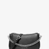 Carmela Small Pebbled Leather Crossbody Bag