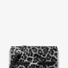 Carson Large Leopard Print Calf Hair Convertible Crossbody Bag