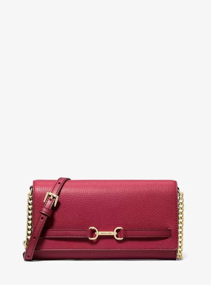 Carson Large Pebbled Leather Convertible Crossbody Bag Carson Large Pebbled Leather Convertible Crossbody Bag