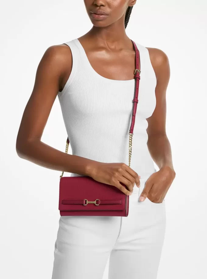 Carson Large Pebbled Leather Convertible Crossbody Bag Carson Large Pebbled Leather Convertible Crossbody Bag