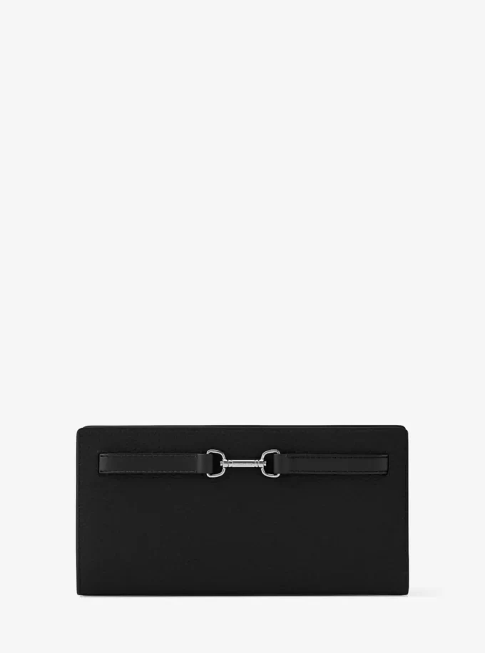 Carson Large Pebbled Leather Wallet