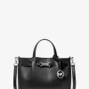 Carson Small Pebbled Leather Satchel