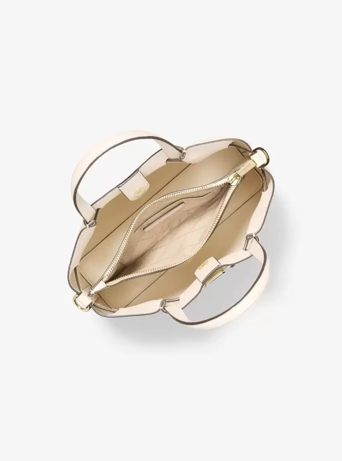 Carson Small Pebbled Leather Satchel