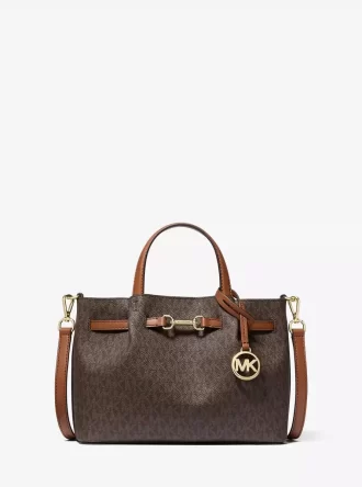 Carson Small Signature Logo Satchel