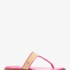 Carson Straw T-Strap Sandal