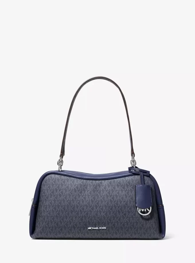Cecily Medium Signature Logo Shoulder Bag