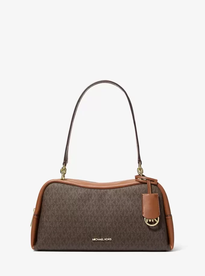 Cecily Medium Signature Logo Shoulder Bag