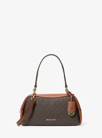 Cecily Small Signature Logo Shoulder Bag