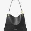 Christina Large Pebbled Leather Shoulder Bag