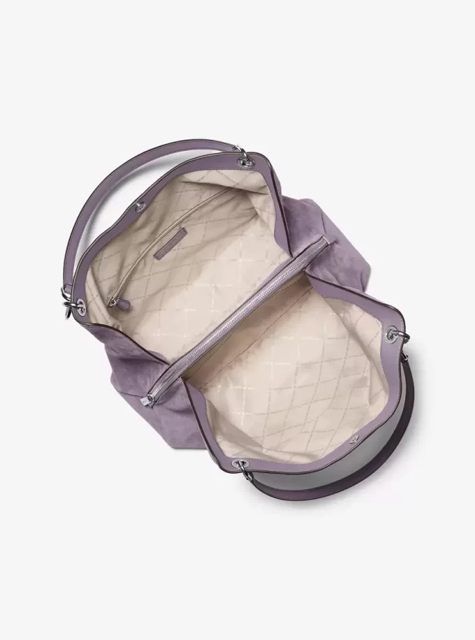 Christina Large Suede Shoulder Bag