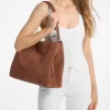 Christina Large Suede Shoulder Bag
