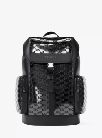 Cooper Medium Metallic Logo Debossed Backpack