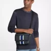 Cooper Medium Signature Logo Stripe Camera Crossbody Bag
