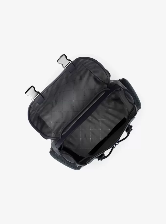 Cooper Medium Striped Signature Logo City Backpack Cooper Medium Striped Signature Logo City Backpack