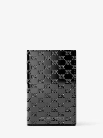 Cooper Metallic Logo Debossed Folding Card Case