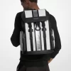 Cooper Metallic Striped Signature Logo Backpack Cooper Metallic Striped Signature Logo Backpack
