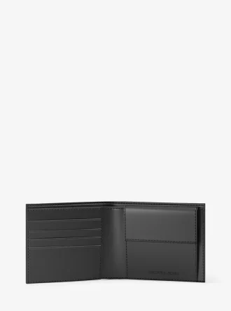 Cooper Signature Logo and Metallic Stripe Billfold Wallet